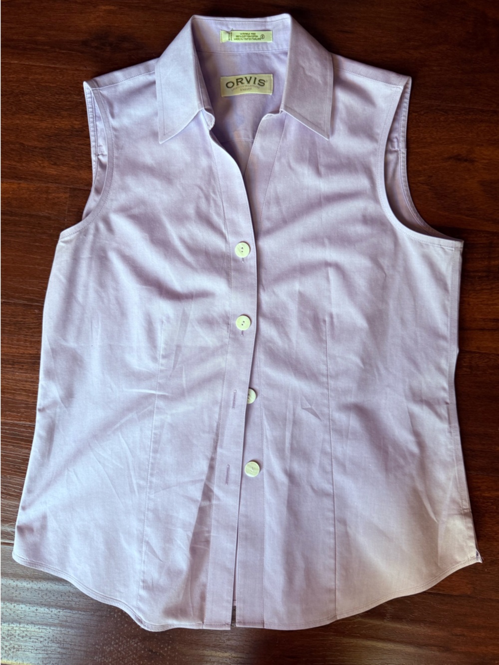 Women’s Orvis Wrinkle Free Button Down Tank Top size 8